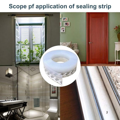 Silicone Door Strips Door Gaps Sealer for Cockroach,Insect Bugs Stopper (2 Meter/ 6.56 Ft)