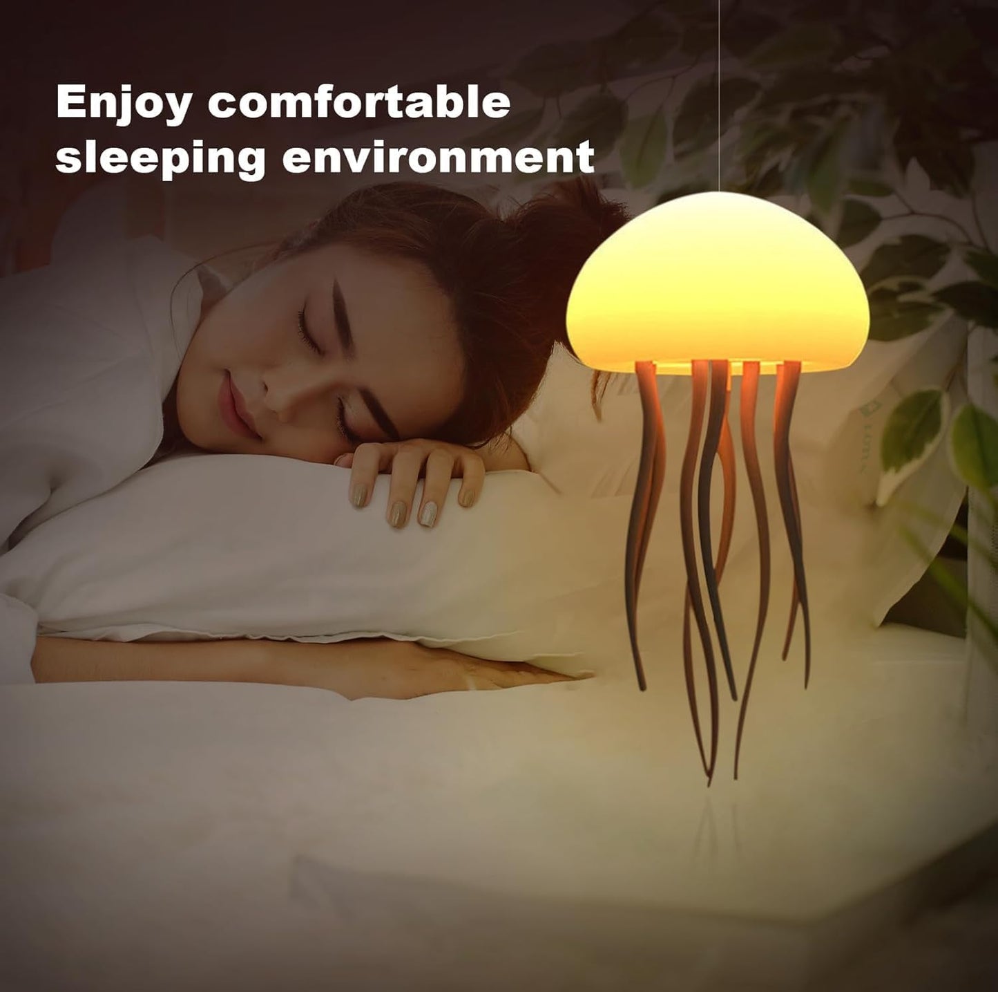 LED Cute Jellyfish Night Light