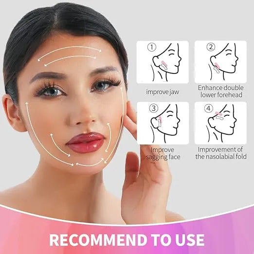 Invisible Face Lifting Wrinkles Tape 40PCS,Instant Face Neck and Eye Lifting sticker With Lifting Ropes Elastic Waterproof,V-line Makeup Tool to Hide Facial Wrinkles Saggy Skin Face Lift Up Chin Tape