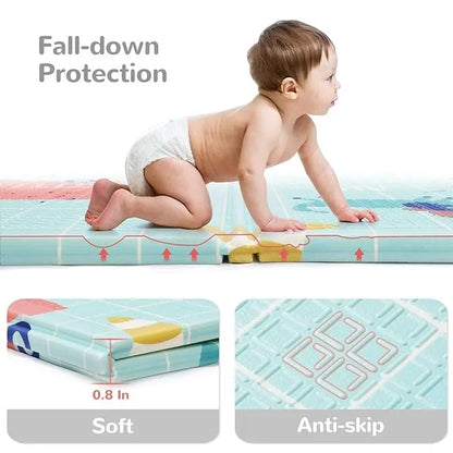 Baby Folding Mat Play Foam Crawl Waterproof Portable Kids Baby Toddler Outdoor Or Indoor Use