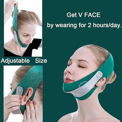 V Line Face Shaper Women Chin Cheek Lift Up Belt Face Lifting Belt Elastic Face Slimming Bandage Facial Anti Wrinkle Strap Face Care Slim Tools