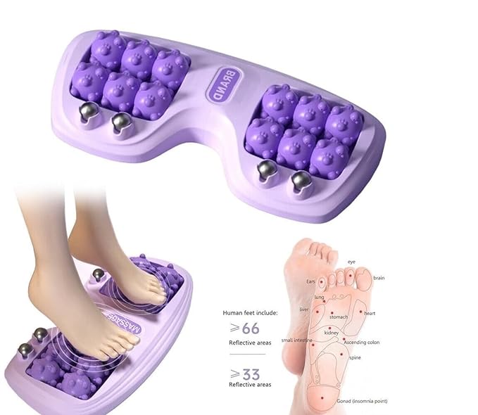 Foot Massager 12 Balls Roller 4 magnetic beads