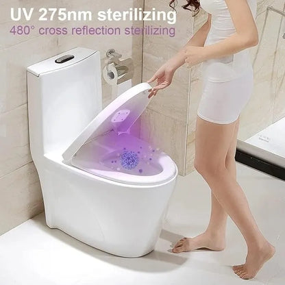 The Toilet Bowl Sterilizer Uv Toilet Sterilizer Rechargeable Toilet Sanitizer Tool with Uv Light