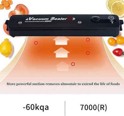 Vacuum Sealer Machine, Automatic Fresh Food-Sealer, Vacuum Packing Machine For Fruits, Meat Preservation With Dry & Moist Sealing Modes (Multi Color)