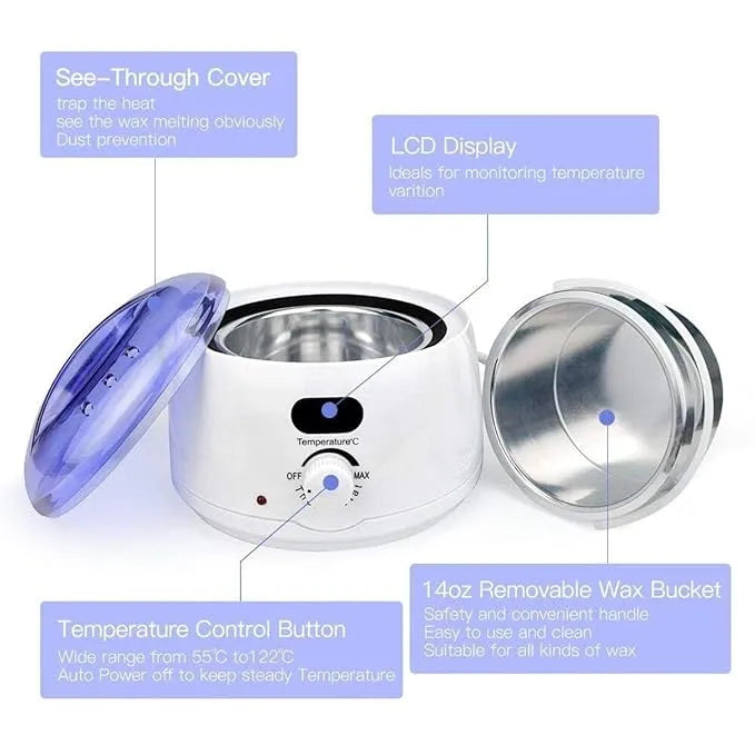 Pro Wax 100 Warmer Hot Wax Heater with Temperature Control, Wax Machine for women, wax heater for waxing