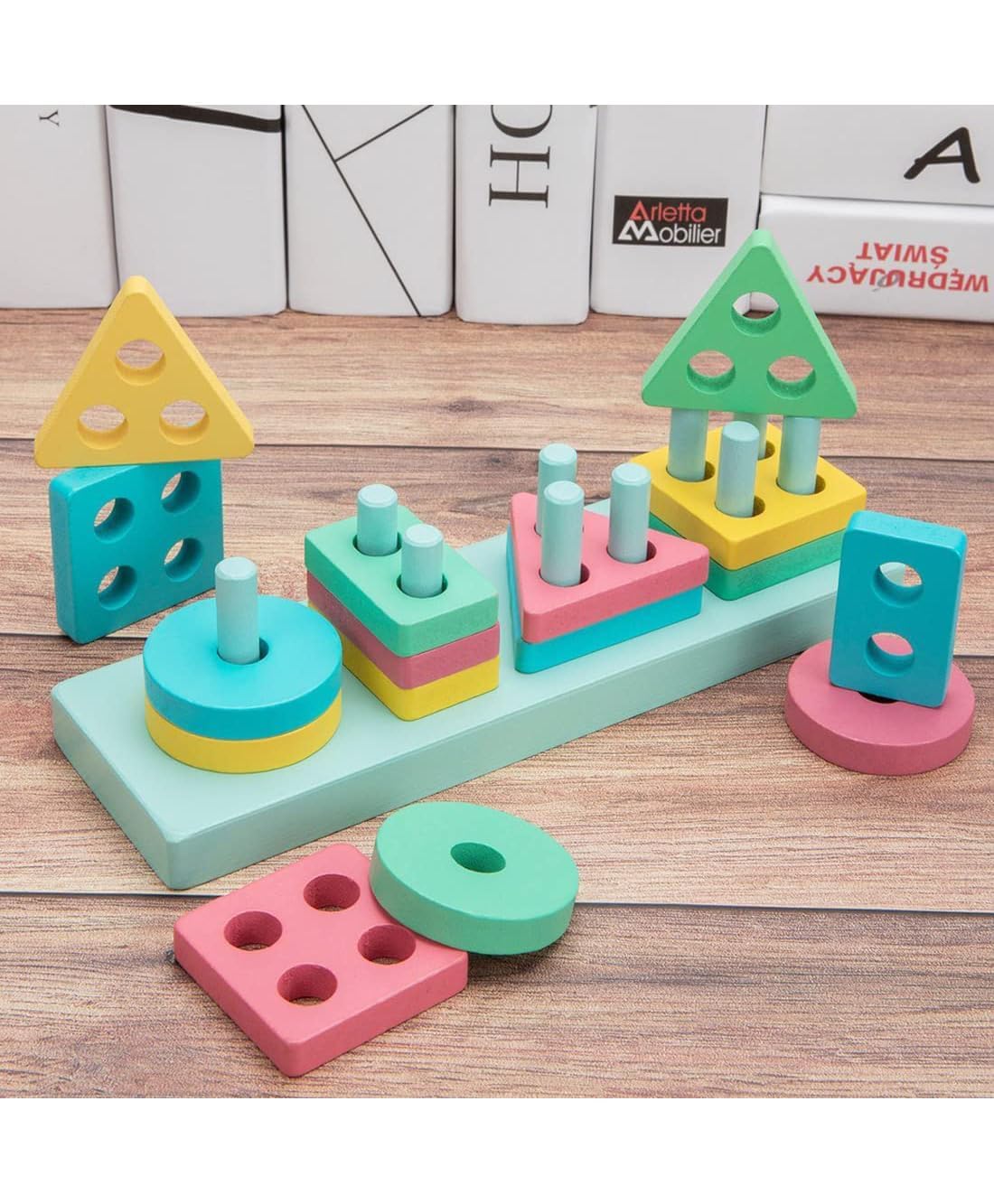 WOODEN SHAPE SORTER BLOCK