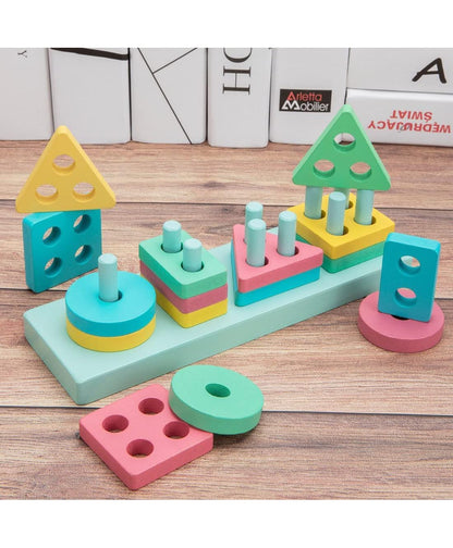 WOODEN SHAPE SORTER BLOCK