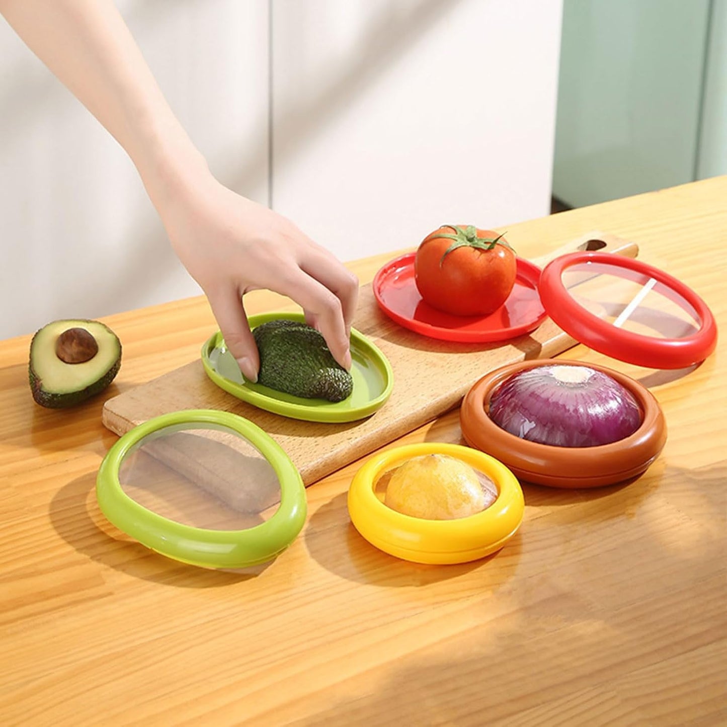 4PC FRUIT VEGETABLE STORAGE BOX SET