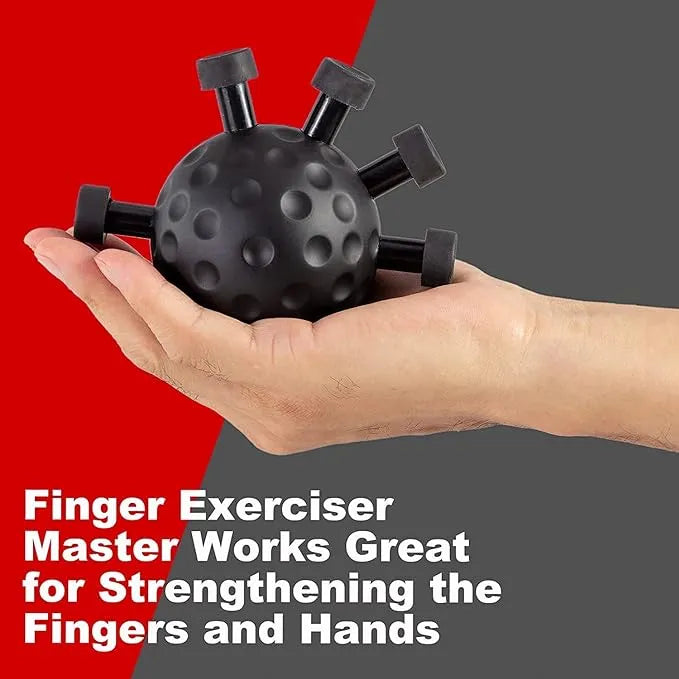 Ultimate Finger Hand Strengthener Grip - Adjustable Resistance Hand Balls Gripper Exerciser Strength Trainer for Forearm Guitar Training Musician Rock Climbing Therapy