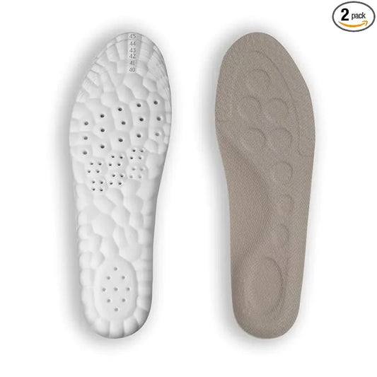 4D Foam insole for shoes men and Women,Replacement Shoe Inserts for Sports Shoes, Walking, Running, Sports, Formal & Safety Shoes insoles : 40-45