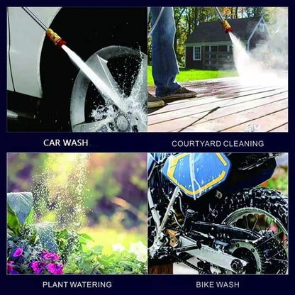 Claiez Wireless High Pressure Washer for Car Washing 48V Rechargeable Electric Pressure Washer Gun Machine Tool for Bike, Cleaning, Gardening with Adjustable 3 in 1 Nozzle and 5M Hose Pipe