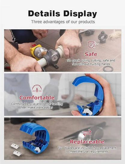 pvc pipe Cutter for Plastic Pipes, Pipe Cutter Cuts Plastic Pipes from 20 to 50 mm Caliber and Sealing Sleeves,multicolor