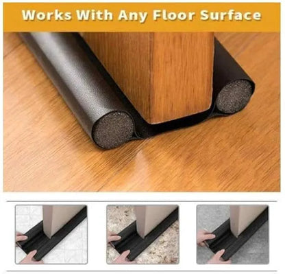 PVC Door Guard (39 Inches, Pack of 3) Gap Filler for Door Bottom Seal Strip - Sound-Proof, Reduce Noise, Energy Saving Door Stopper for Reduce Door Dust, Insects Protector