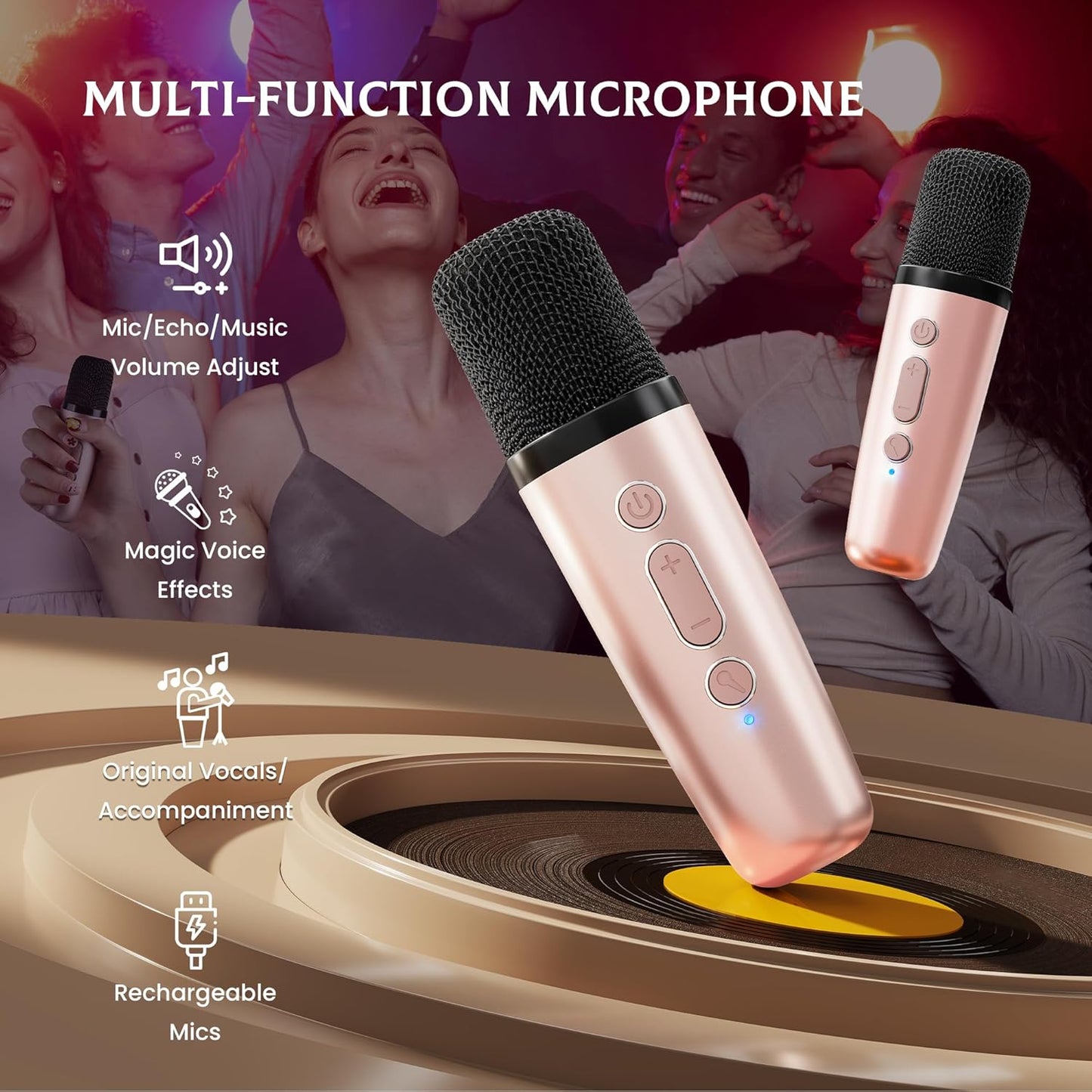 WIRELESS SPEAKER WITH 2 MIC