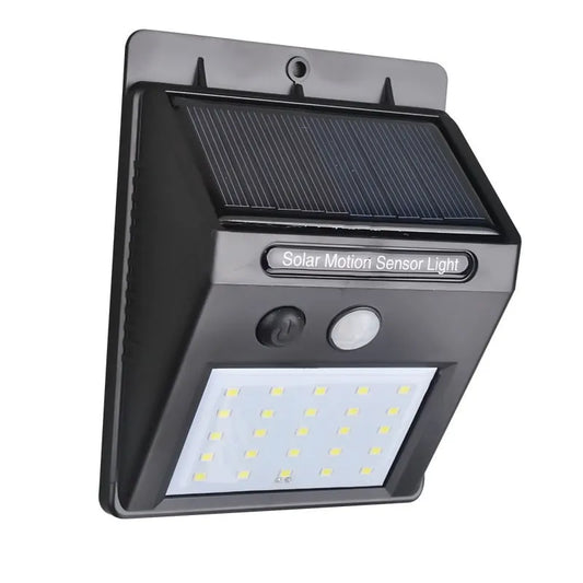 20 LED Weatherproof Wireless Security Solar Light with Motion Sensor Wall Light and Lighting for Wall Patio Garden Landscape Deck Shed Lawn Light