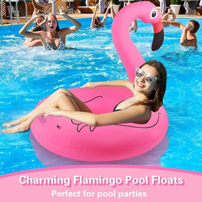 Swimming ring flamingo 120cm