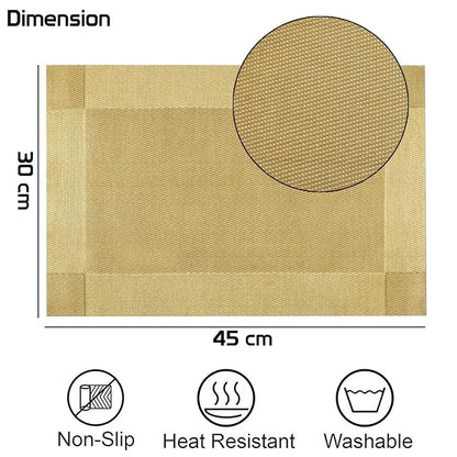 TABLE MAT GOLDEN 4 BOX