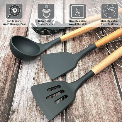 Silicone spatula set 12 pcs