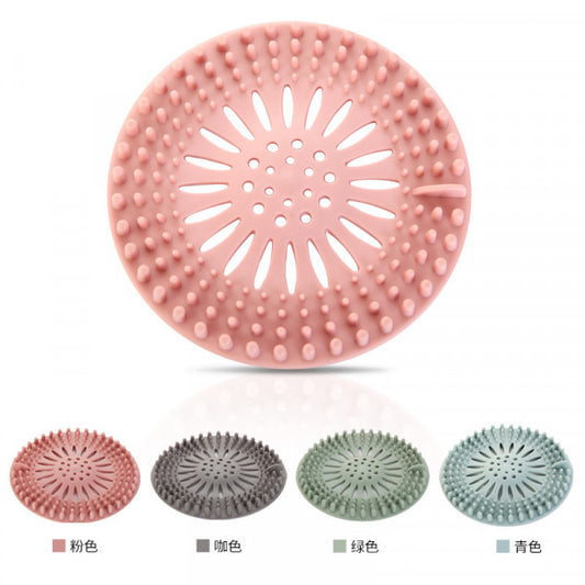 Shower Drain Covers,Silicone Tube Drain Hair Catcher Stopper for Bathroom Kitchen,Rubber Bathtub Sink Strainer Plug Filter Trap Home Drain Protectors