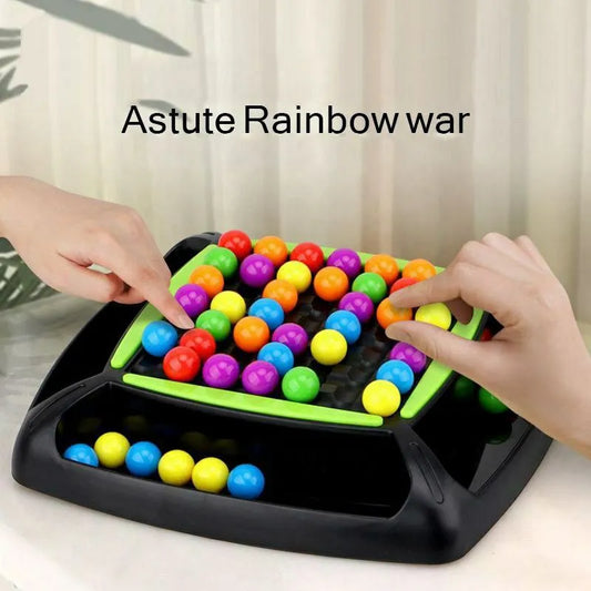 Rainbow Ball Chess Board Game, Game for Kids Puzzle Magic Rainbow Ball Matching Game