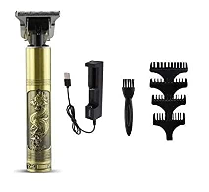 MILONI USA Hair Trimmer For Men Buddha Dragon Style Trimmer, Professional Hair Clipper, Adjustable Blade Clipper, Hair Trimmer and Shaver For Men, Retro Oil Head Close Cut Precise Machine