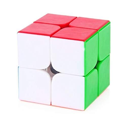 MILONI USA Cubes 2x2 High Speed Sticker Less Magic Puzzle Cube Game Toy (2x2)