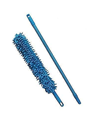 Multipurpose Microfiber Magic Fan Cleaning Brush with Long Rod for car Home Wet and Dry Duster