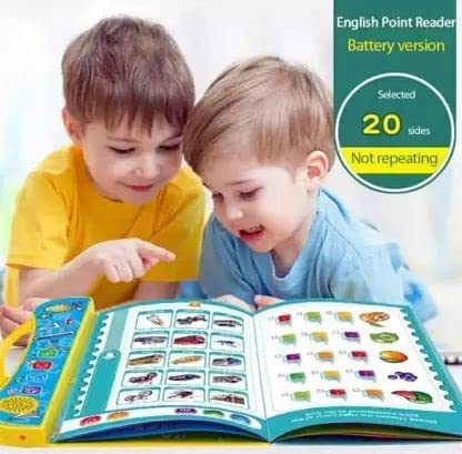 MILONI USA Intelligence Book Sound Book for Children, English Letters & Words Learning Book, Fun Educational Toys. Activities with Numbers, Shapes Learning Book for Toddlers