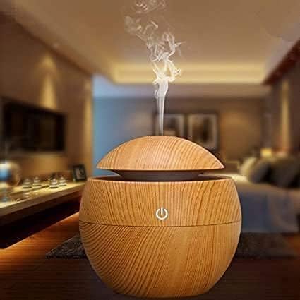 Mini Portable Wooden Look Aroma Diffuser Humidifier Oil Diffuser Air Purifier