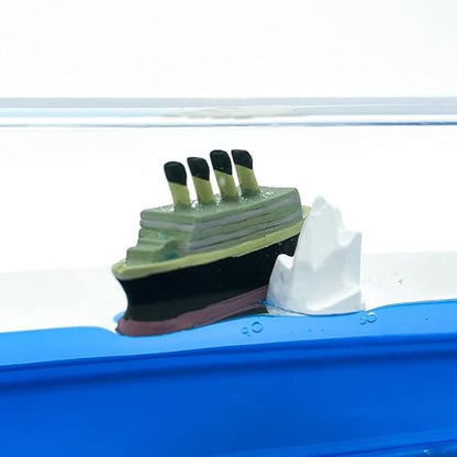 Titanic Wave Cruise Ship,Car Dashboard Decorative Showpiece/Home Décor & Gifting Decorative Showpiece - 15.2 cm  (Plastic, Multicolor)