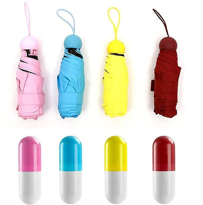 Ultra Light and Foldable Mini Umbrella  (Multicolor)