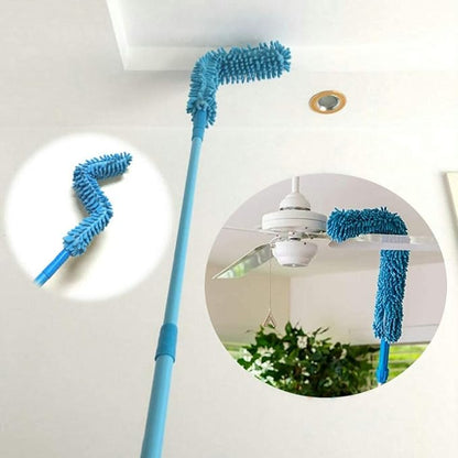 Multipurpose Microfiber Magic Fan Cleaning Brush with Long Rod for car Home Wet and Dry Duster