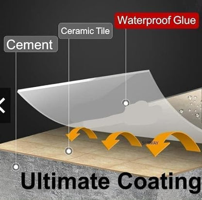 Waterproof Glue For Roof Leakage,Transparent Waterproof Glue with Brush,Leak Repair Indoor and Outdoor Coating,Anti-Leakage Agent, Sealant Glue (Waterproof Glue)