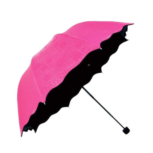 MECHBORN Magic Umbrella, Compact Umbrella, Women Umbrella, A Creative Magical Umbrella of Blooming Flowers Design