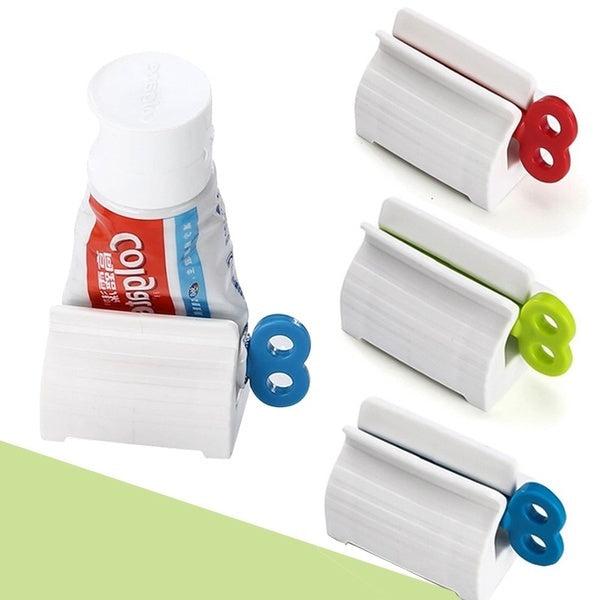 Rolling Tube Toothpaste Squeezer Seat Holder Stand Rotate Toothpaste Dispenser for Bathroom