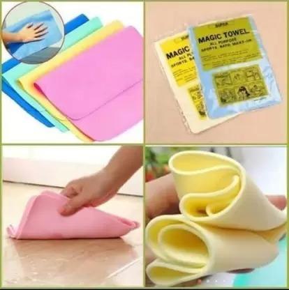 Reusable Water Absorbent Magic Towel for Car, Home and Kitchen Cleaning