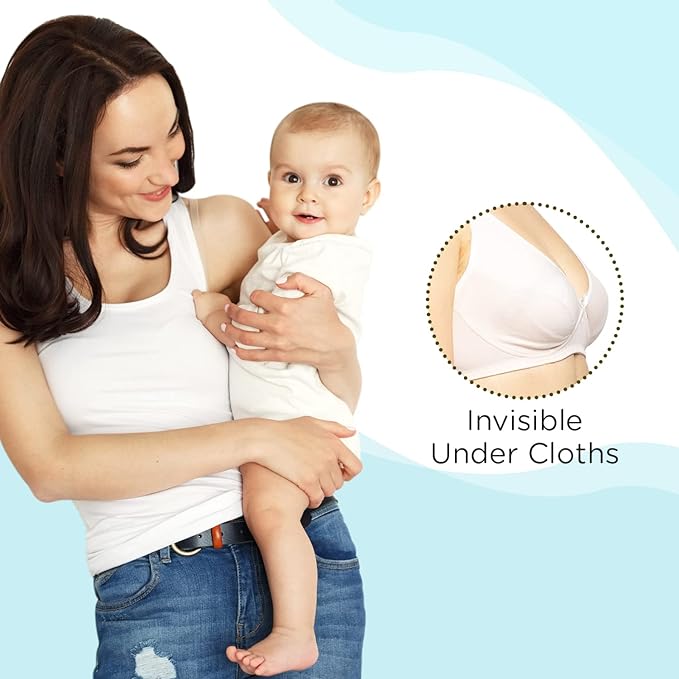 Ultra Thin Super Absorbent Disposable Nursing/Maternity | Breast Feeding Pads/Breast Pads (24 Pads) | New Resealable Pack