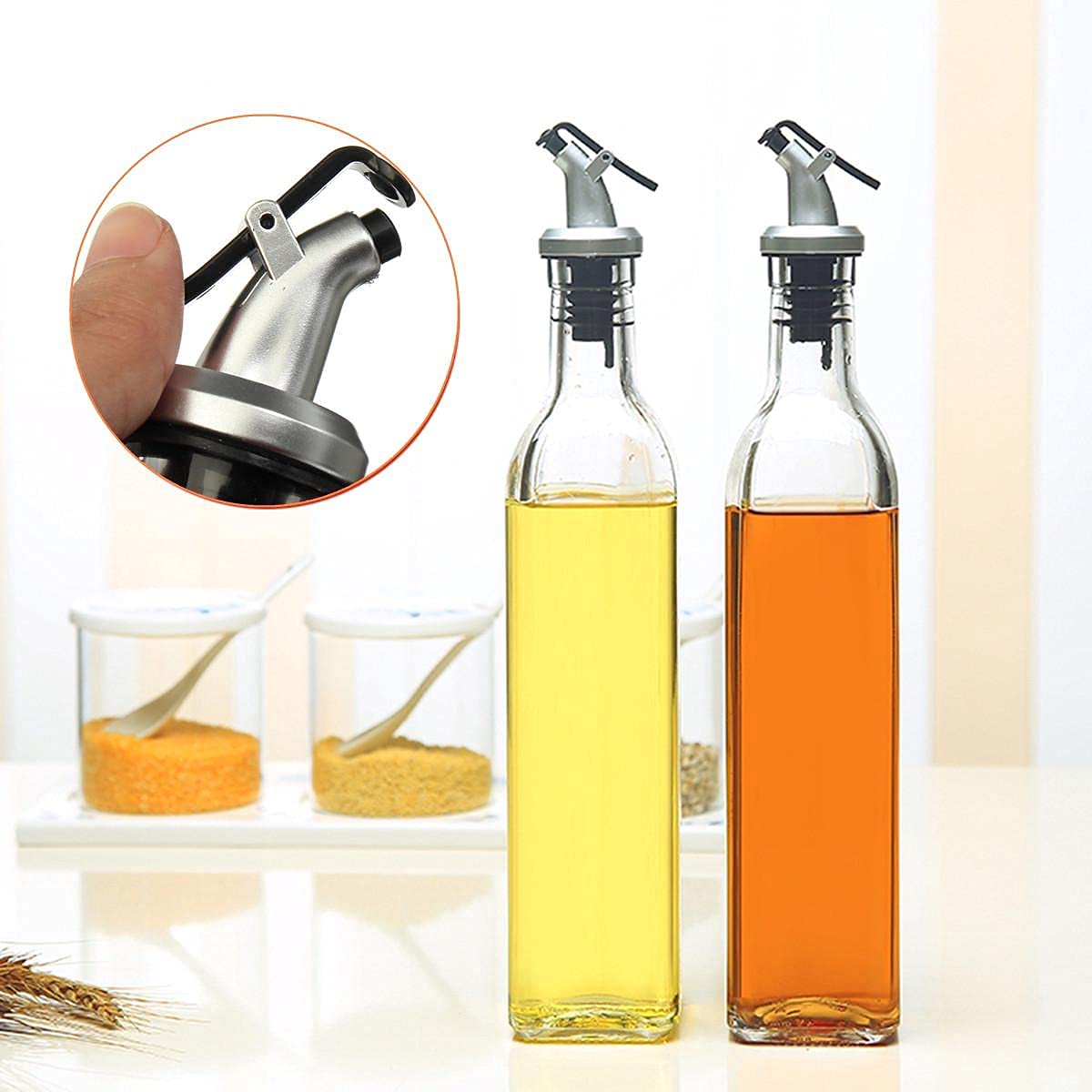 Oil Dispenser Bottle Vinegar Bottle (500ml)