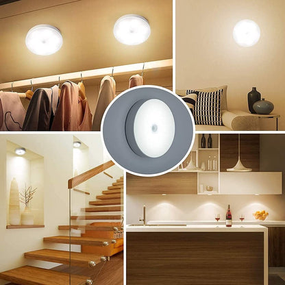 MILONI USA Motion Sensor Light for Home with USB Charging Wireless Self Adhesive LED Magnetic Motion Activated Light Motion Sensor Rechargeable Light for Wardrobe Bedroom Stairs (1)