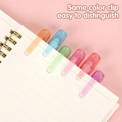 Curve Highlighter Pen Set Curvy Shape Pens Linear Color Pens