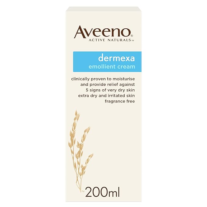 Aveeno Dermexa Emollient Cream 200ml (for very Dry Skin)