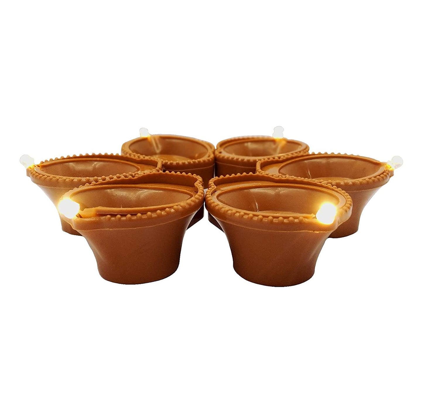 Water Sensor LED Diyas Candle (6 PCS)