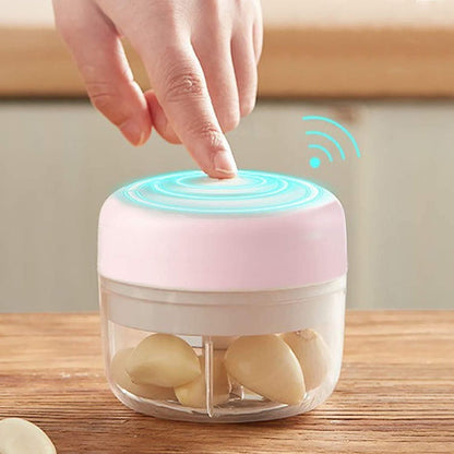 Mini Chopper-Cordless Palm sized Lovely Mini Food Chopper for Garlic