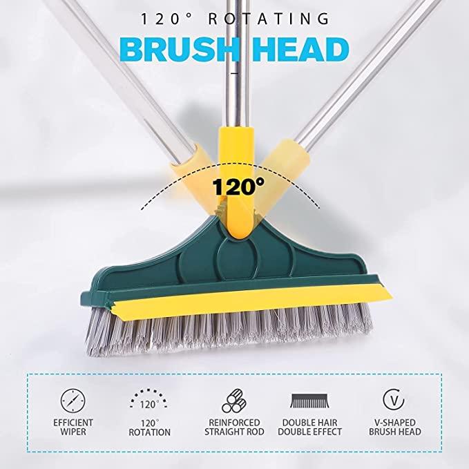 Cleaning Brush with Wiper 2 in 1