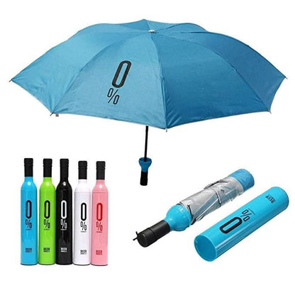 Umbrella-Bottle Shaped Umbrella  Polyester Wine Bottle Umbrella