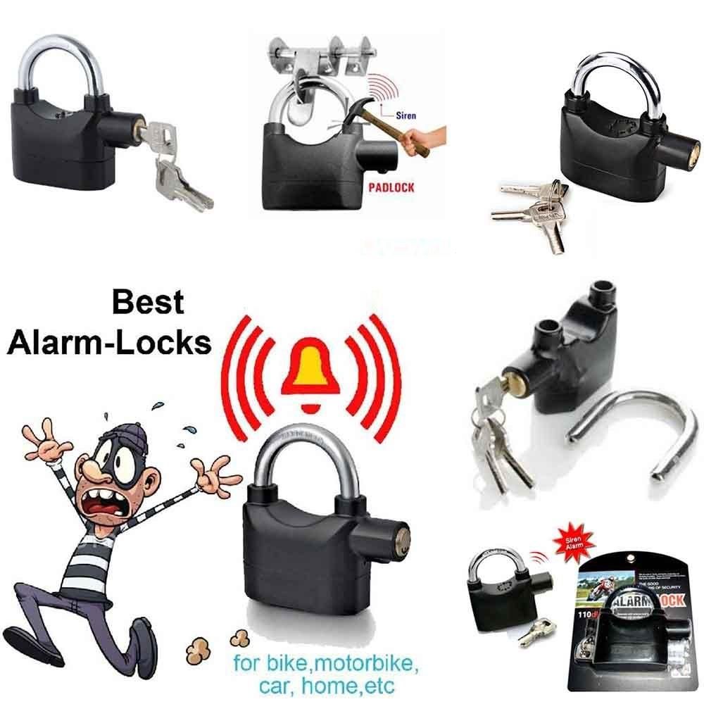 Alarm Lock - Motion Sensor Security Padlock Siren Alarm Lock