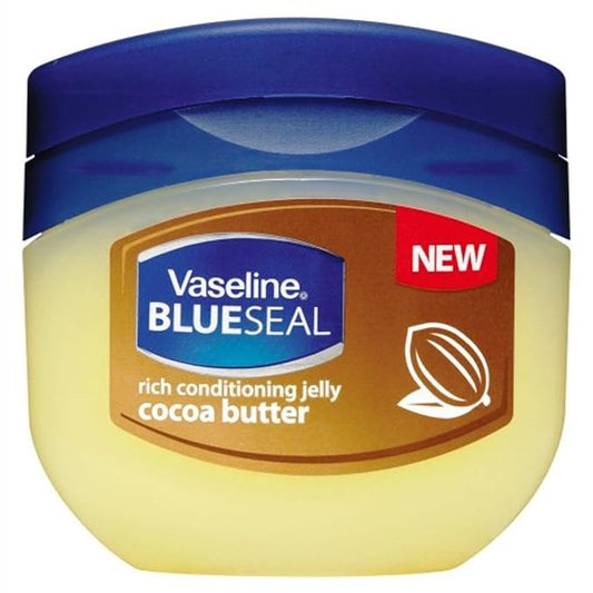 Vaseline BlueSeal Rich Conditioning Jelly Cocoa Butter 100 mL (Imported)