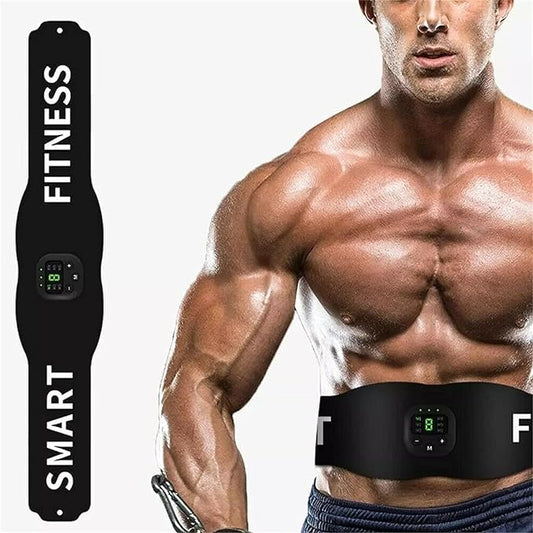 VODIQ 6 Modes EMS Muscle Stimulator, Abs Trainer Fitness Training Gear Weight Muscle Training, Ab Belt Toning Gym Workout Machine for Men & Women