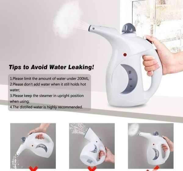 Steamer-4 In 1 HandHeld Garment Steamer & Beauty Facial Steamer