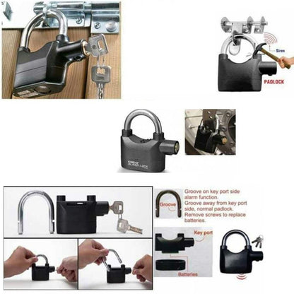 Alarm Lock - Motion Sensor Security Padlock Siren Alarm Lock